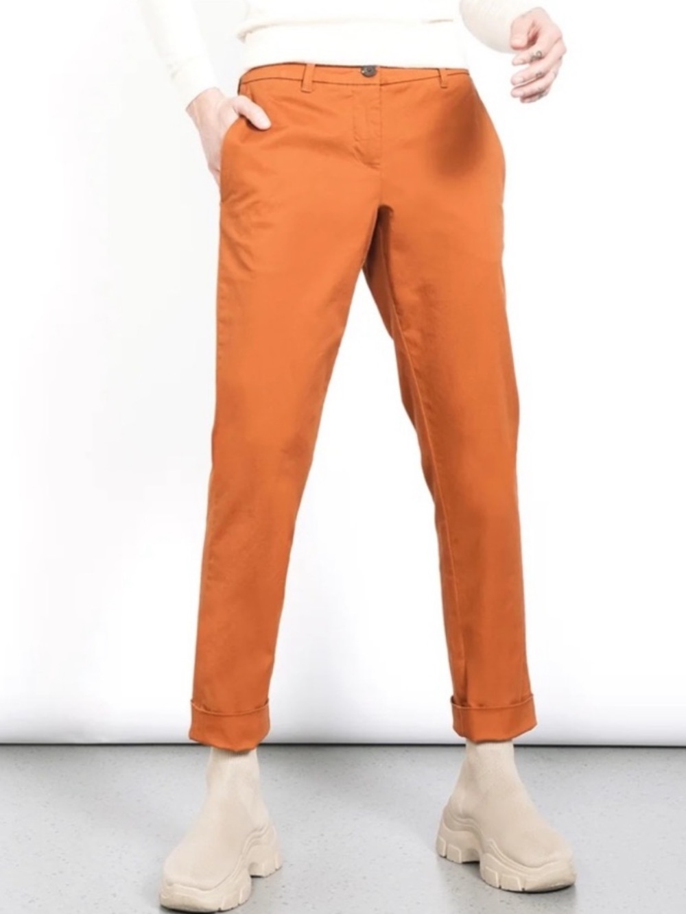 Wildfang Orange The Essential Trouser